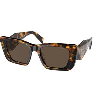Prada Dark Brown Cat Eye Ladies Sunglasses